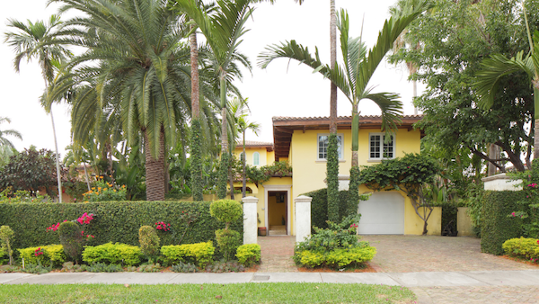 paved driveway of a home